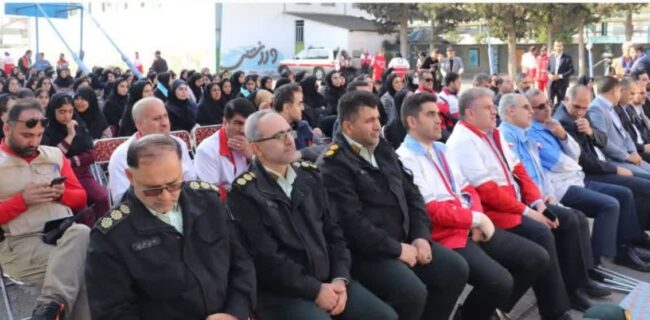 برگزاری مانور (رزمایش ) سراسری زلزله با شعار «مدرسه ایمن، جامعه تاب‌آور» در مدارس مازندران