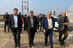 بازدید میدانی فرماندار مرکز مازندران و معاون عمرانی استانداری مازندران از روند عملیات اجرایی تکمیل نهایی پل سهراه جویبار