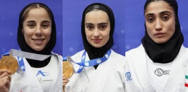 ۳ طلا و ۳ نقره در رقابت‌های قهرمانی کشور/ افتخار دیگر کاراته مازندران