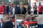 بازدید  فرماندار مرکز مازندران از سازمان آتش‌نشانی ساری و قدردانی  از خدمات نیروهای عملیاتی