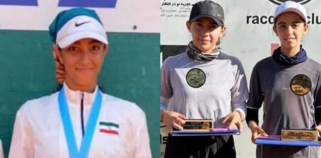 ۳ تنیسور دختر  مازندرانی  اردونشین تیم ملی  