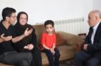 حضور استاندار مازندران در منزل فعال رسانه‌ای استان و دیدار صمیمانه با خانواده وی/ پیگیری ویژه استاندار برای وضعیت درمانی فرزندان روح‌الله شجاعی