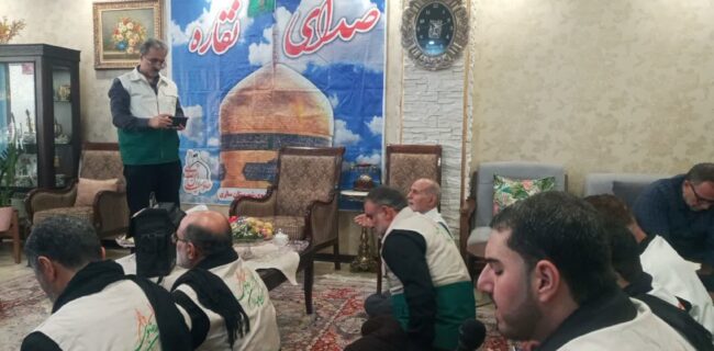 حضور مدیرکل بنیاد شهید مازندران به همراه دبیرکل کمیته پارالمپیک کشور و رئیس کانون خادمیاران رضوی استان در منزل جانباز ۷۰ درصد مهدوی در ساری