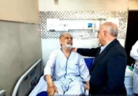 دیدار صمیمانه و عیادت استاندار مازندران از جانباز سرافراز سردار حاج عبدالعلی عمرانی از فرماندهان دوران دفاع مقدس