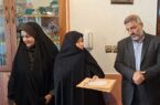 دیدار فرماندار مرکز مازندران با خانواده معزز شهیدان ساداتی و علیزاده در ساری