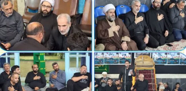 حضور نوری در حسینیه ساروی ها در مشهد مقدس حضور نوری در حسینیه ساروی ها در مشهد مقدس