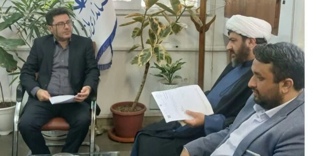 دیدار مدیر ستاد کانون های مساجد با مدیر کل امور شورای شهری استانداری مازندران