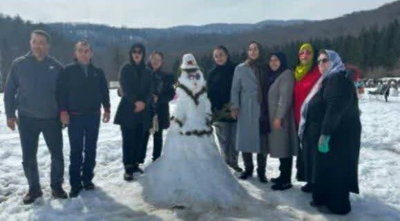 برگزاری نخستین جشنواره زمستانی آدم برفی در کلاردشت