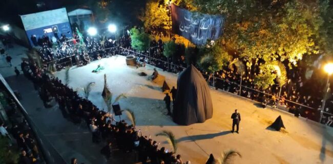 برگزاری مراسم شام غریبان شهدای دشت کربلا و خیمه سوزان در مازندران برگزاری مراسم شام غریبان شهدای دشت کربلا و خیمه سوزان در مازندران