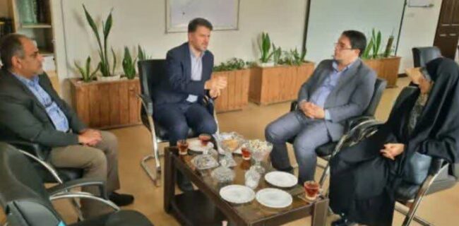 بازدید عالیه زمانی نماینده مردم شریف ساری و میاندرود در مجلس شورای اسلامی از اداره منابع طبیعی و آبخیزداری شهرستان ساری 