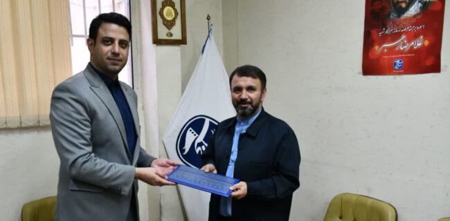 دیدار مدیرکل فرهنگ و ارشاد اسلامی مازندران با سرهنگ حق‌شناس مسئول سازمان بسیج رسانه  مازندران  به مناسبت گرامیداشت هفته دفاع مقدس 