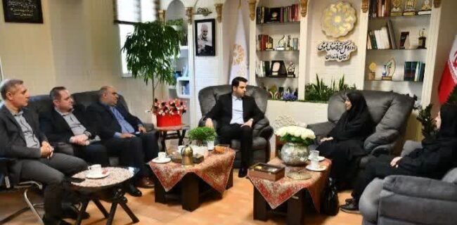 دیدار مدیرکل فرهنگ و ارشاد اسلامی مازندران با سرپرست اداره‌کل کتابخانه‌های عمومی استان در آستانه گرامیداشت روز مازندران و هفته کتاب