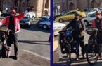 پا به رکاب شدن دچرخه سواران  مازندران  از خزر تا  خلیج  فارس /با شعار حفاظت از محیط زیست 