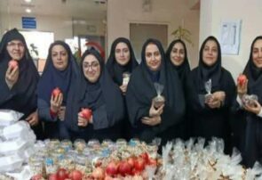 برگزاری جشن یلدایی برای دانش آموزان مدرسه کودکان کار در مرکز مازندران ، به همت مرکز امور بانوان و خانواده شهرداری ساری