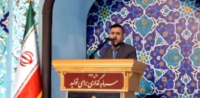 مدیر کل منابع طبیعی و آبخیزداری مازندران-ساری، سخنران پیش از خطبه‌های نماز جمعه ساری