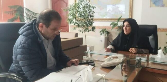 دیدار سرپرست اداره کل کتابخانه های عمومی مازندران با رئیس سازمان مدیریت و برنامهریزی استان / تأمین اعتبار پروژههای کتابخانهای مازندران دیدار سرپرست اداره کل کتابخانه های عمومی مازندران با رئیس سازمان مدیریت و برنامهریزی استان / تأمین اعتبار پروژههای کتابخانهای مازندران