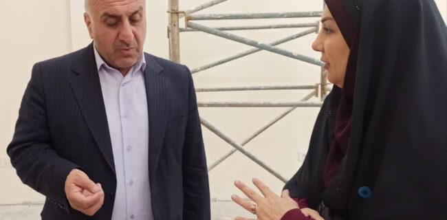 بازدید و پیگیری میدانی جهت تکمیل کتابخانه مرکزی ساری/ تأکید سرپرست فرمانداری مرکز مازندران بر تسریع در نصب انشعابات و تعیین تکلیف سهم نیم‌درصد شهرداری