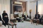 دیدار مدیرکل بنیاد شهید مازندران با خانواده جانباز شهید ذوالفقار خمیران در ساری
