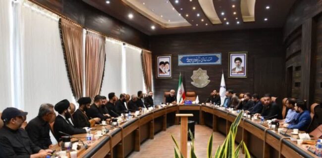 برگزاری نشست هماهنگی و هماندیشی با رؤسای هیأت مذهبی شهرستان ساری/ تأکید شهردار ساری بر حمایت از هیئات مذهبی برگزاری نشست هماهنگی و هماندیشی با رؤسای هیأت مذهبی شهرستان ساری/ تأکید شهردار ساری بر حمایت از هیئات مذهبی