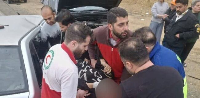 امدادرسانی هلال احمر مازندران به ۴۱۵ حادثه ترافیکی و جاده ای