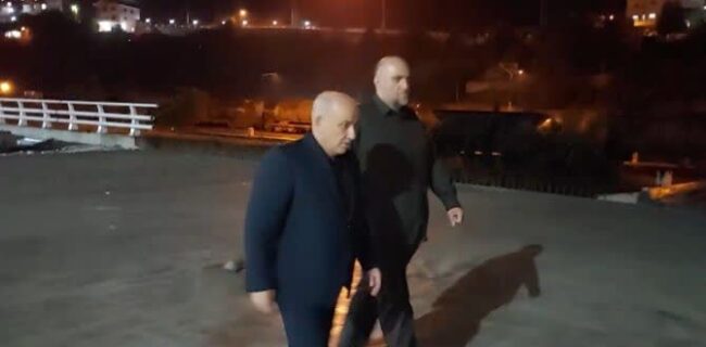 بازدید سرزده استاندار مازندران در سکوت شب، بی‌هیچ تشریفات از پروژه پل ، شهر پل سفید/ پایان انتظار ۲۵ ساله