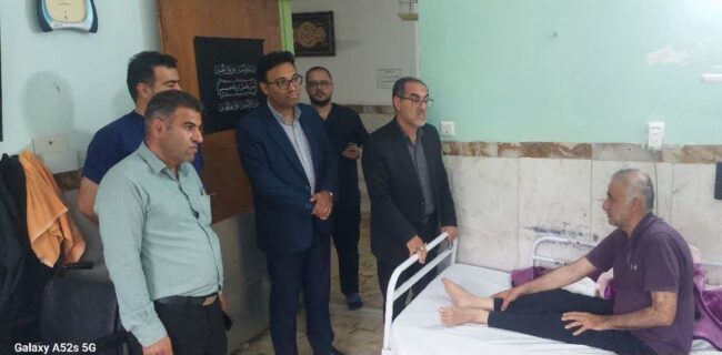 دیدار و تکریم مدیرکل بنیاد شهید مازندران از جانبازان نخاعی در ساری