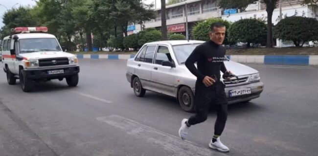 دو استقامت به یاد ۱۶۸ شهید دانش آموز مینابی از بابل تا آمل