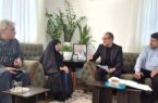 دیدار مدیرکل بنیاد شهید و امورایثارگران مازندران از همسر و فرزندان جانباز متوفی “مریخ” در ساری