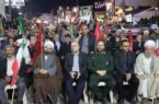حضور مدیرکل حفظ آثار و نشر ارزش‌های دفاع مقدس و مقاومت مازندران ، در اجتماع مردم کلاردشت در شب گذشته / قدردانی از حضور و ایستادگی مردم