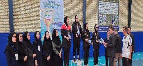 درخشش بانوی دامپزشکی مازندران در دومین دوره مسابقات ورزشی سازمان دامپزشکی کشور