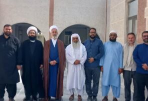 مسئول نمایندگی ولی فقیه در سپاه کربلا مازندران در جمع علمای اهل سنت سیریک/جهاد تبیین علمای شیعه و سنی؛ سد مستحکم در برابر توطئه اختلاف‌افکنی دشمنان است
