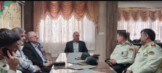 بازدید فرماندار ساری از کلانتری ۱۴ بازدید فرماندار ساری از کلانتری ۱۴